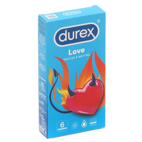 LOVE SEX - Préservatif Love - 6 Préservatifs