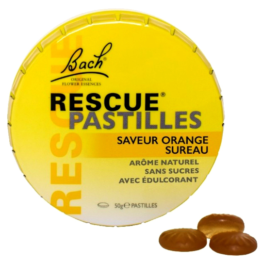 RESCUE - Pastilles Arôme Orange Sureau - 50 g