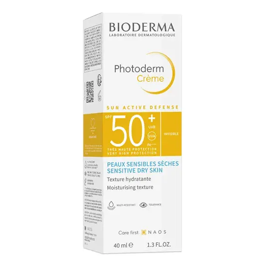 Bioderma Photoderm Crème SPF50+ Peaux Sensibles Sèches 40 ml