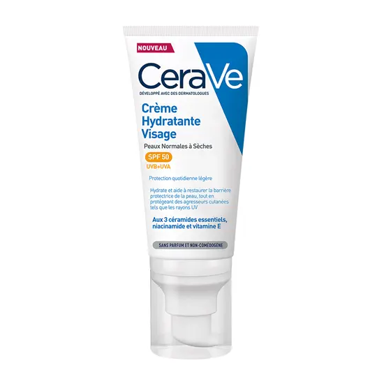 CeraVe Crème Hydratante Visage SPF50 52ml