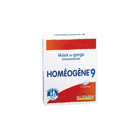 Boiron Homéogène 9 Maux de Gorge - 60 comprimés