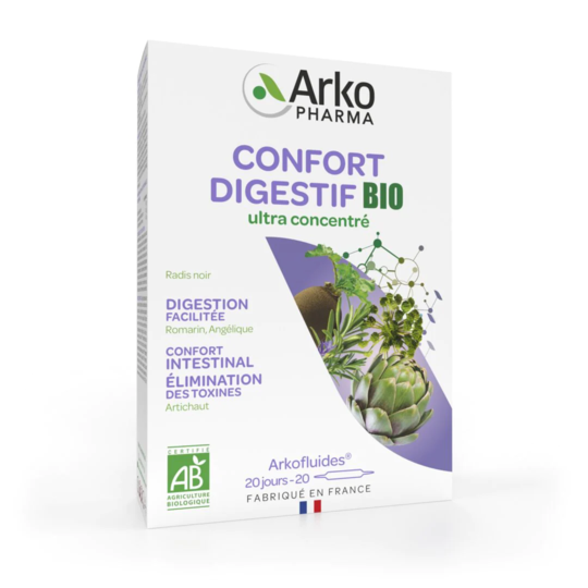 Arkofluides Confort Digestif 20 ampoules
