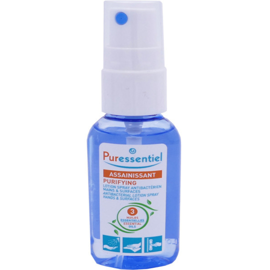 Lotion Spray Antibactérien Mains & Surfaces - 25 ml
