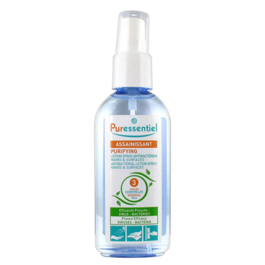 Lotion Spray Antibactérien Mains & Surfaces - 80 ml