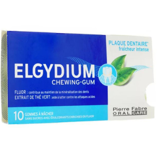 Chewing-Gum Anti-Plaque Dentaire - 10 gommes à mâcher
