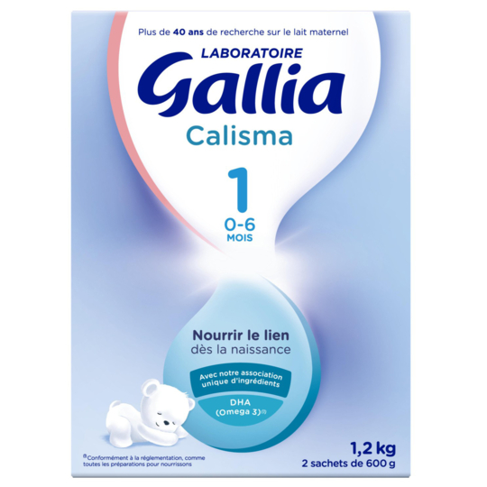 CALISMA 1° AGE - Lait Calisma - Lot de 2 Sachets x 600 g