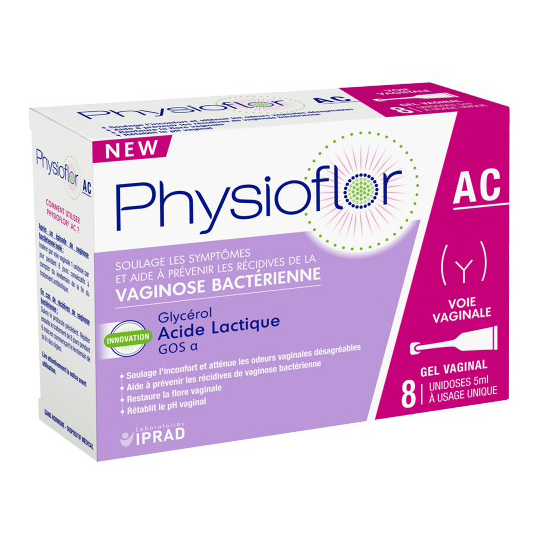 Physioflor AC - Gel Vaginal - 8 unidoses