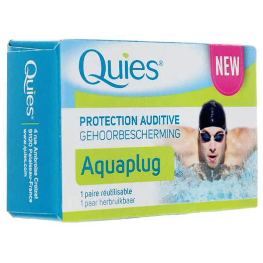 AQUAPLUG  - Protection Auditive Réutilisable Natation - 1 paire