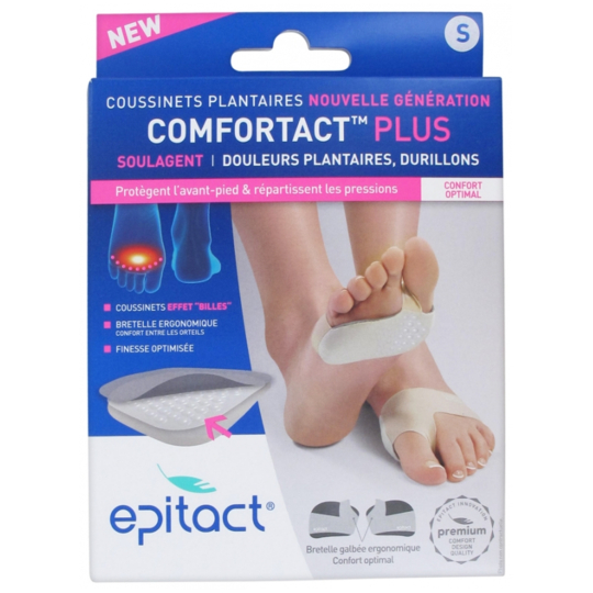 COMFORTACT PLUS - Coussinets Plantaires Taille S - 1 Paire