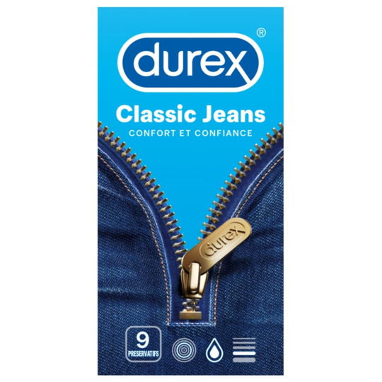 CLASSIC JEANS - 9 Preservatifs