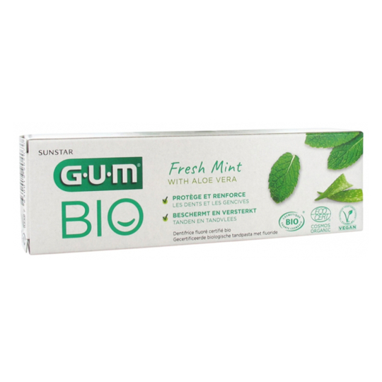GUM - Dentifrice Bio Fresh Mint Aloe Vera - 75 ml