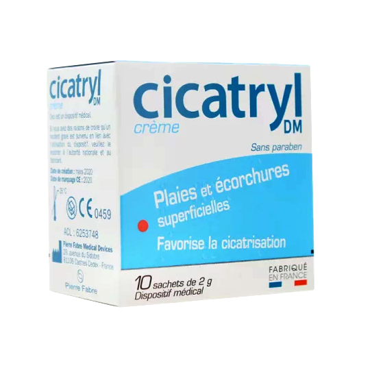 CICATRYL - Crème Plaies Brûlures Superficielles - 10 sachets