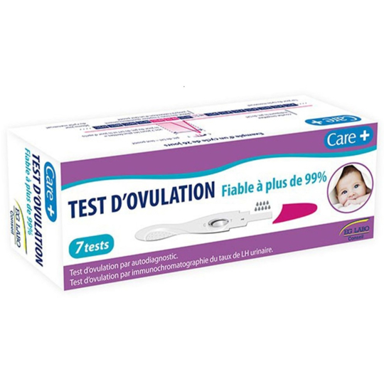 CARE+ - Test d'Ovulation - 7 Tests