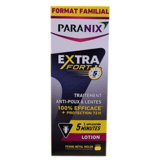 PARANIX Lotion Traitement 5 minutes Extra Fort Anti-Poux & Lentes - 200 ml