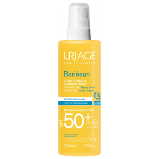 BARIESUN - Spray Solaire Invisible Non Parfumé SPF50+ - 200 ml
