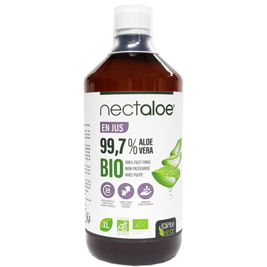NECTALOE - Aloe Vera 99,7% en Jus Bio - 1 L