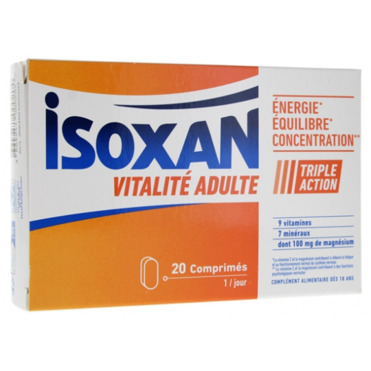 ISOXAN Adulte - 20 Comprimés