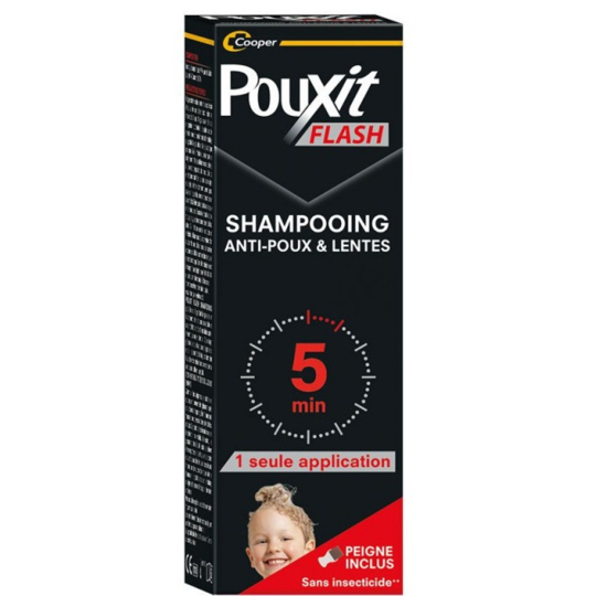 POUXIT FLASH - Shampooing Anti-Poux & Lentes - 100 ml
