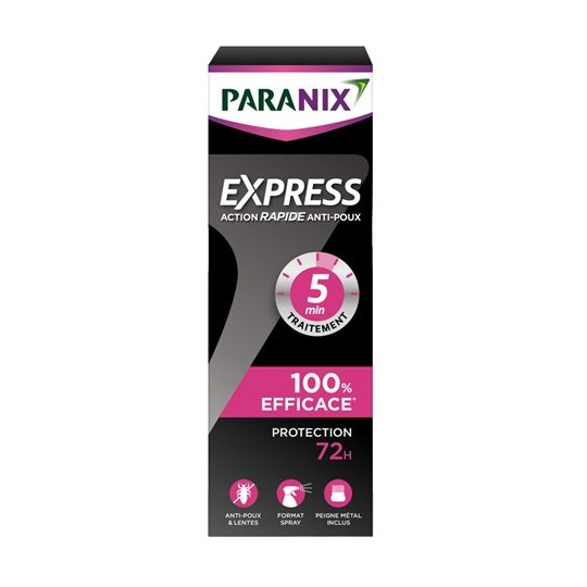 PARANIX EXPRESS 5 Min Spray Anti-Poux Express - 100 ml + Peigne
