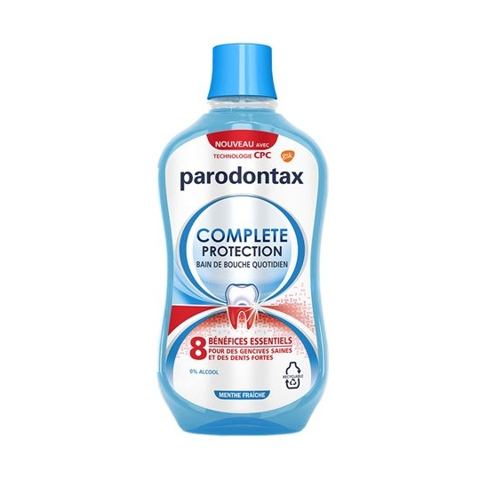PARODONTAX COMPLETE PROTECTION - Bain de Bouche Quotidien Menthe Fraîche - 500 ml