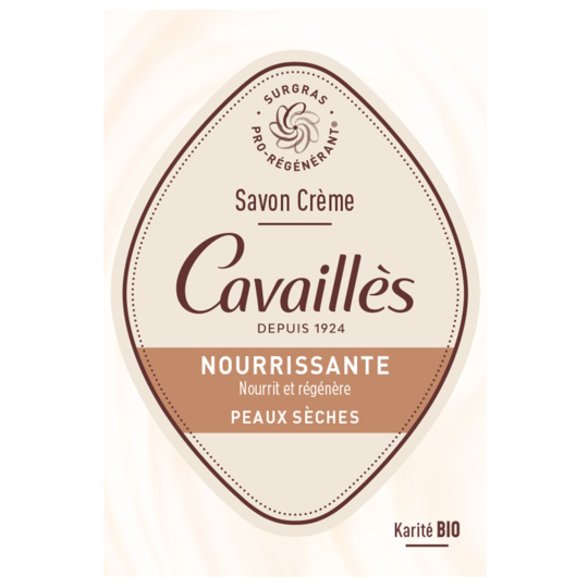 Cavaillès Savon Crème Nourrissante Karité Bio - 100 g