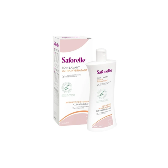 Saforelle Soin Lavant Ultra Hydratant Intime et Corporelle 500 ml