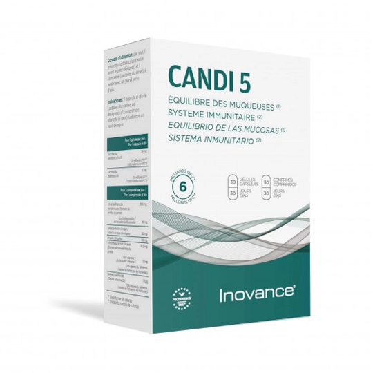 Inovance Candi 5 30 comprimés + 30 capsules