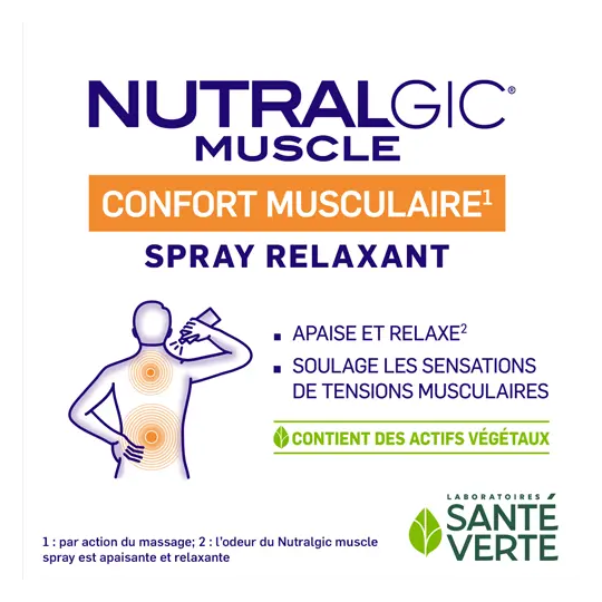 Santé Verte Nutralgic Muscle Confort Musculaire Spray Relaxant 100ml