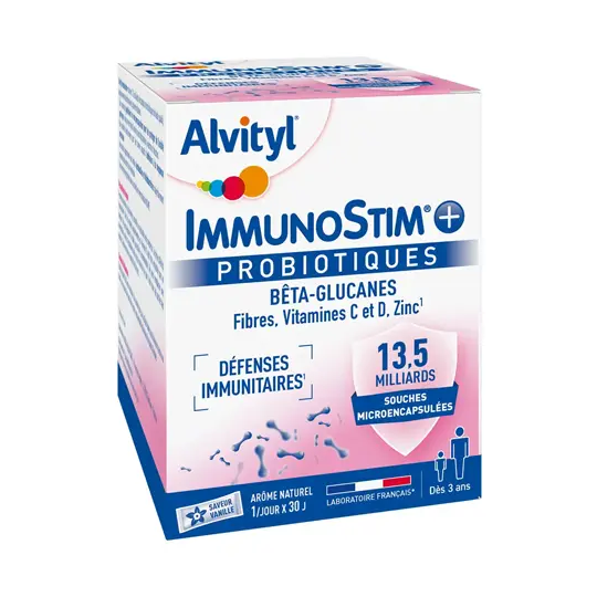 Alvityl Immunostim+ Probiotiques 30 Sachets