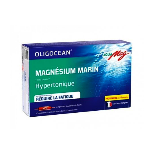 OLIGOCEAN -  Aquamag - Magnésium Marin 15 ml - 20 ampoules