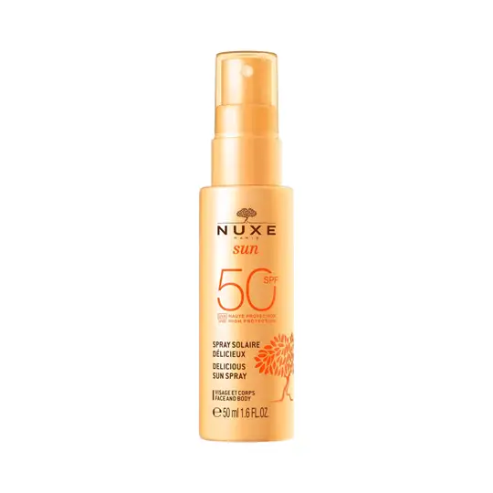 Nuxe Sun Spray Solaire Délicieux haute protection SPF50 visage et corps 50ml