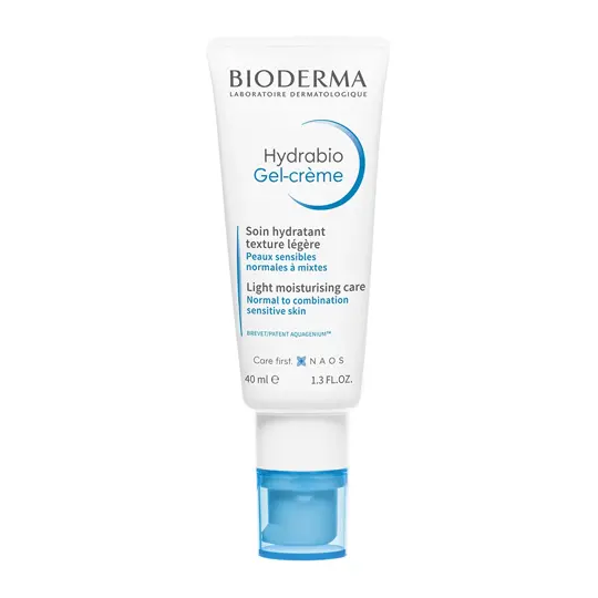 Bioderma Hydrabio Gel-Crème Soin Hydratant Peaux Sensibles Normales à Mixtes 40 ml