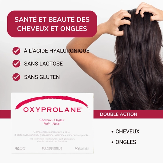 Oxyprolane Cheveux et ongles 90 gélules