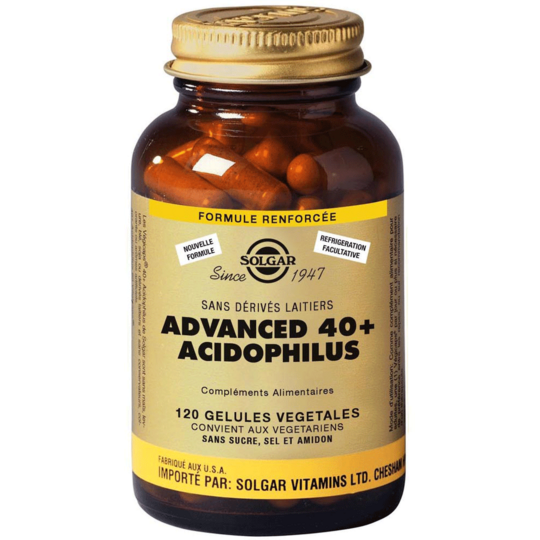 Advanced 40+ Acidophilus Probiotiques - 120 gélules