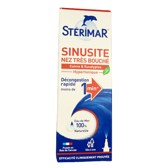 STERIMAR - Spray Nasal Hypertonique - Cuivre & Eucalyptus - 20 ml