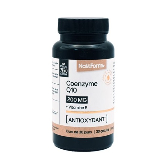 Coenzyme Q10 200 Mg + Vitamine E - 30 Gélules