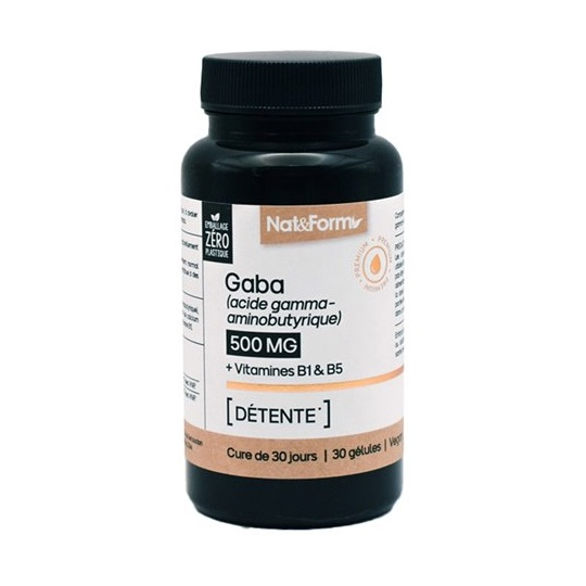Gaba 500 Mg + Vitamines B1&B5 - 30 Gélules