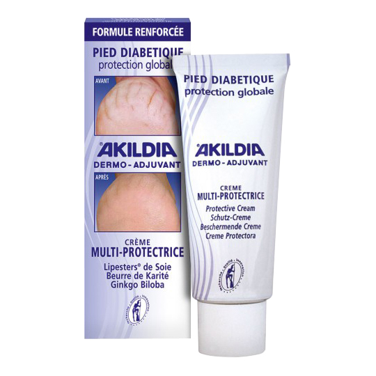 AKILEINE - Akildia - Crème Multi-Protectrice Pied Diabétique - 75 ml