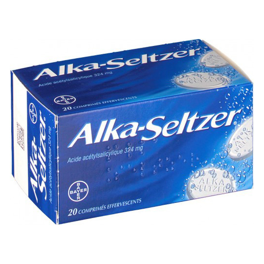 ALKA-SELTZER - Douleurs & Fièvre 324 mg - 20 comprimés