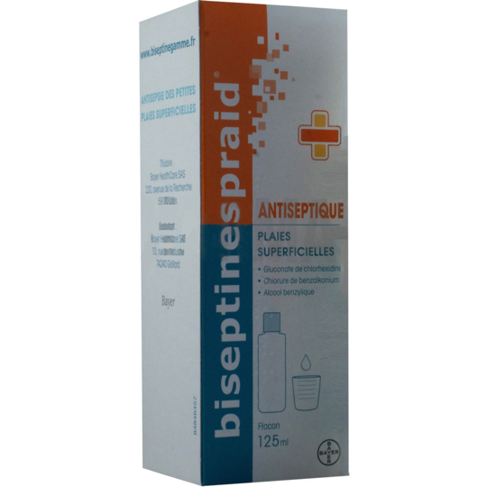 BISEPTINE - Spraid - Solution Antiseptique - 125 ml