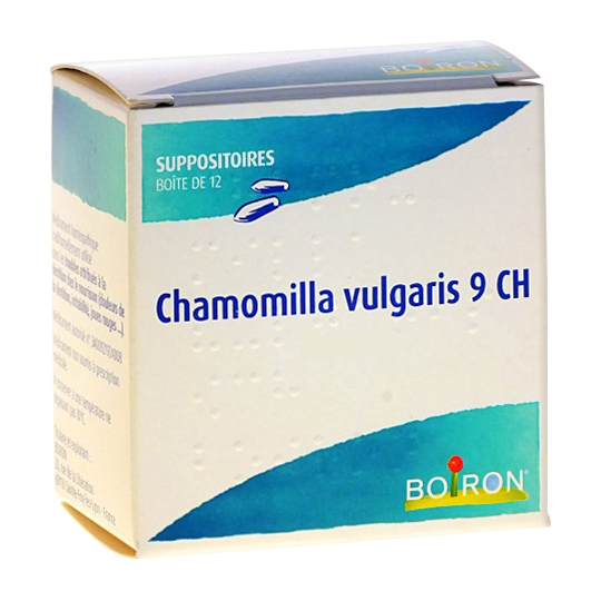 Boiron Chamomilla Vulgaris 9 CH - 12 suppositoires