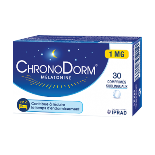 ChronoDorm Mélatonine 1 mg - 30 comprimés
