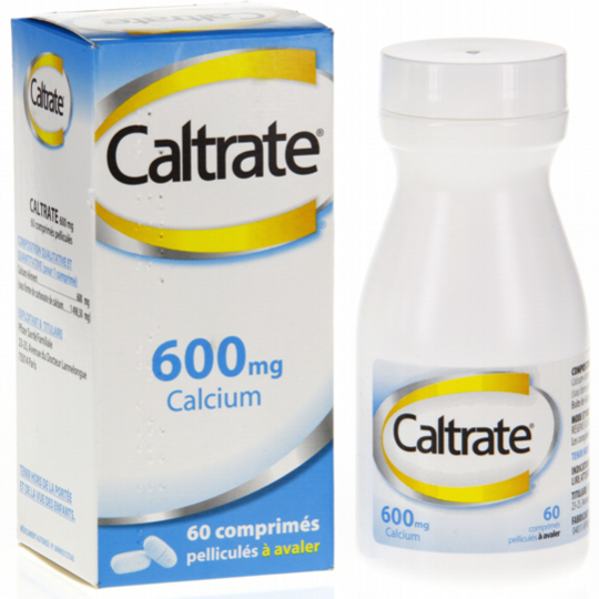 Comprimés Pelliculés Caltrate 600 mg - 60 comprimés