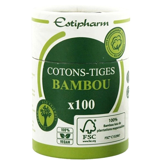 Coton-Tiges en Bambou - 100 unités