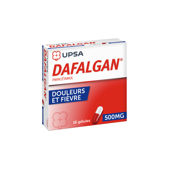 Dafalgan 500 mg  16 gélules