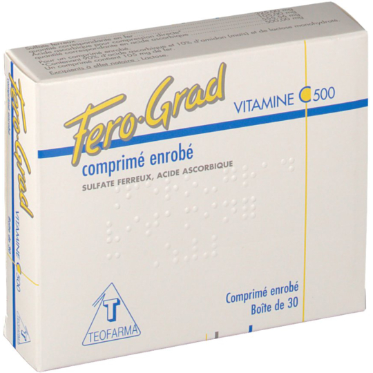 Fero-Grad Vitamine C 500 - 30 comprimés