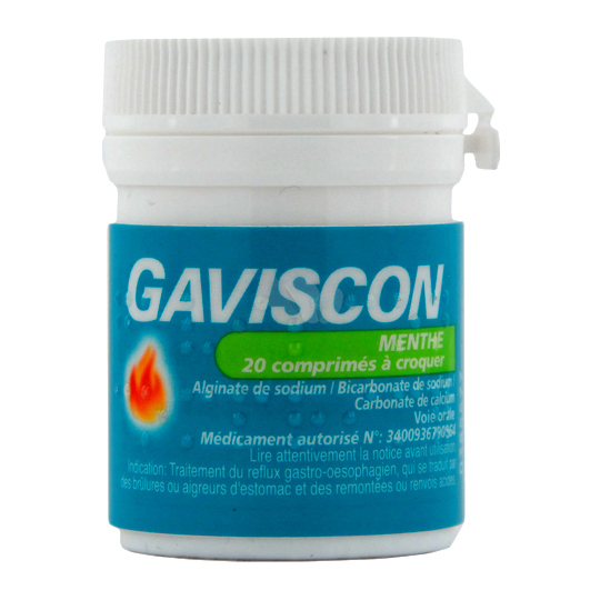 Gaviscon Menthe - 20 comprimés