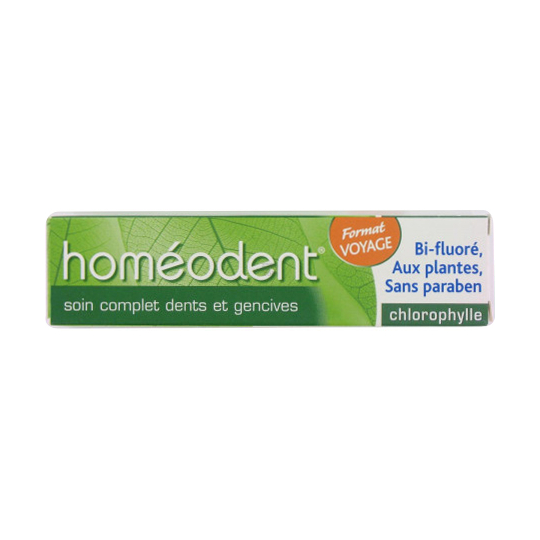 HOMEODENT - Dentifrice Chlorophylle - 25 ml (Modèle Voyage)