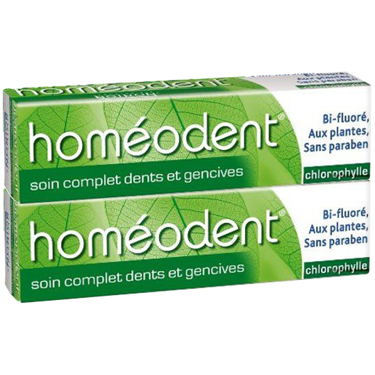 Boiron Homéodent Dentifrice Soin Complet Chlorophylle  2 x 75 ml