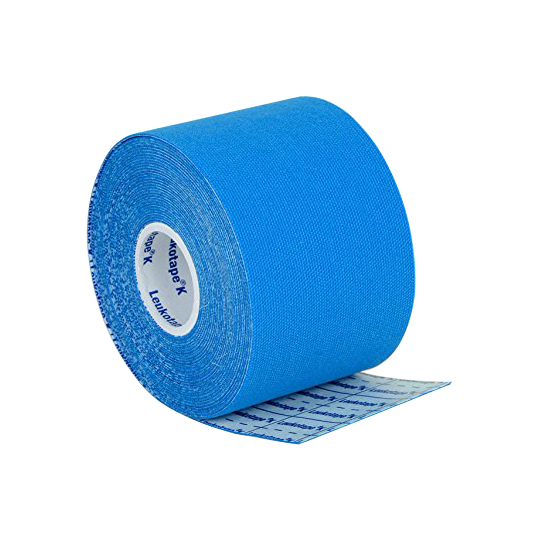 LEUKOTAPE - K - Bande Adhésive Elastique Bleue 5 cm x 5 cm